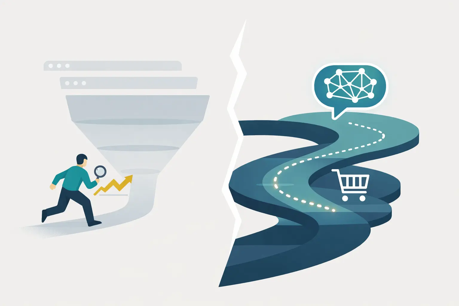 Marketers are measuring journeys buyers no longer take